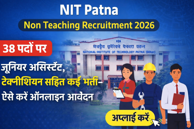 NIT Patna Non Teaching Recruitment 2026